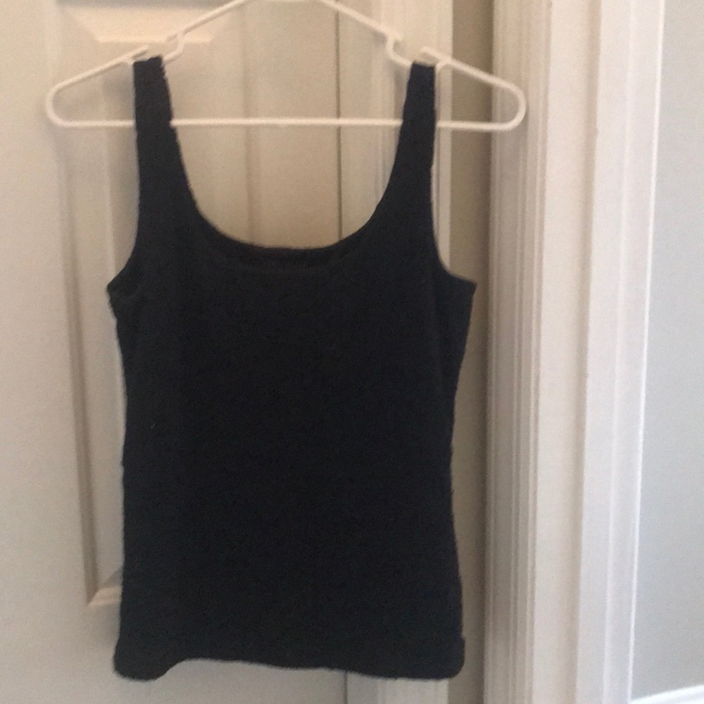 Black tank, lace